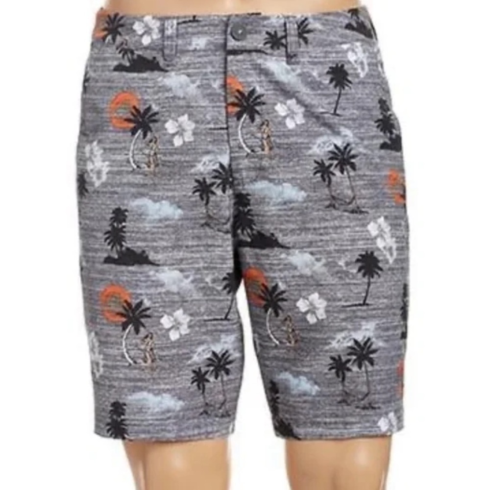TOMMY BAHAMA Hula Sunset Cargo Cayman Board Shorts J4